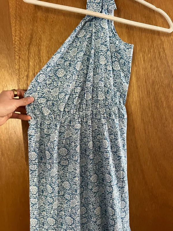 SHEIN European floral one shoulder maxi dress - Image 6