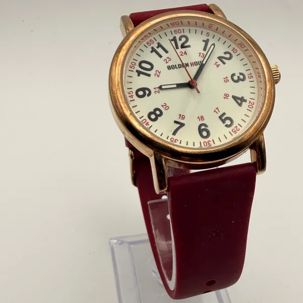 GOLDEN HOUR Waterproof Nurse Watch - Medical Professionals Essential New Battery - Image 2