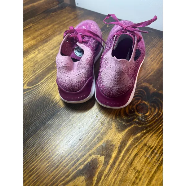 Nike Purple‎ Free RN Flyknit Sneakers Size 6.5 - Image 5