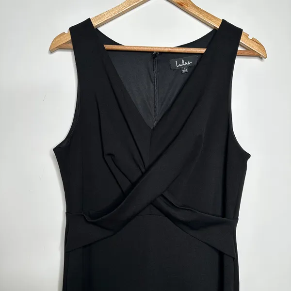 Lulus Black Noreen Sleeveless High-Low Maxi Dress Size Large - Image 7