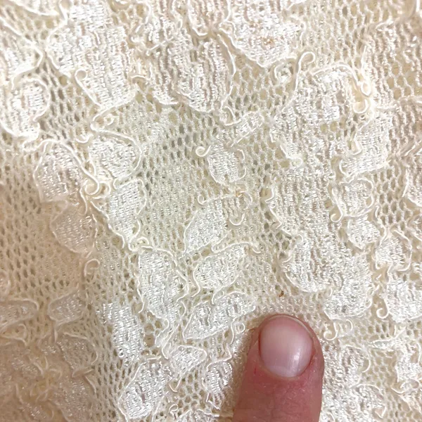 Vintage Victoria’s Secret Y2K Gold Label Ivory Soft Romantic Coquette Lace Top - Image 9