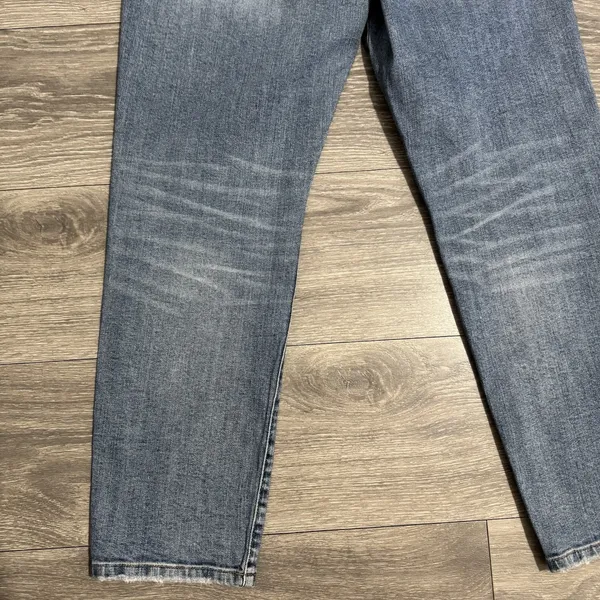 Eunina Women Tyler Super High Rise Mom‎ Ankle Denim Jeans Size 13 Cotton Blend - Image 8