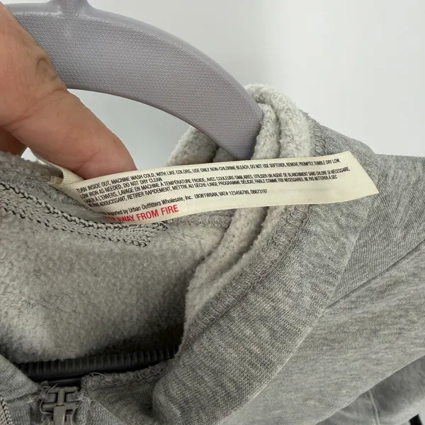 Free People Movement‎ Gray Half Zip Hoodie Sweatshirt Small Athleisure - Image 6