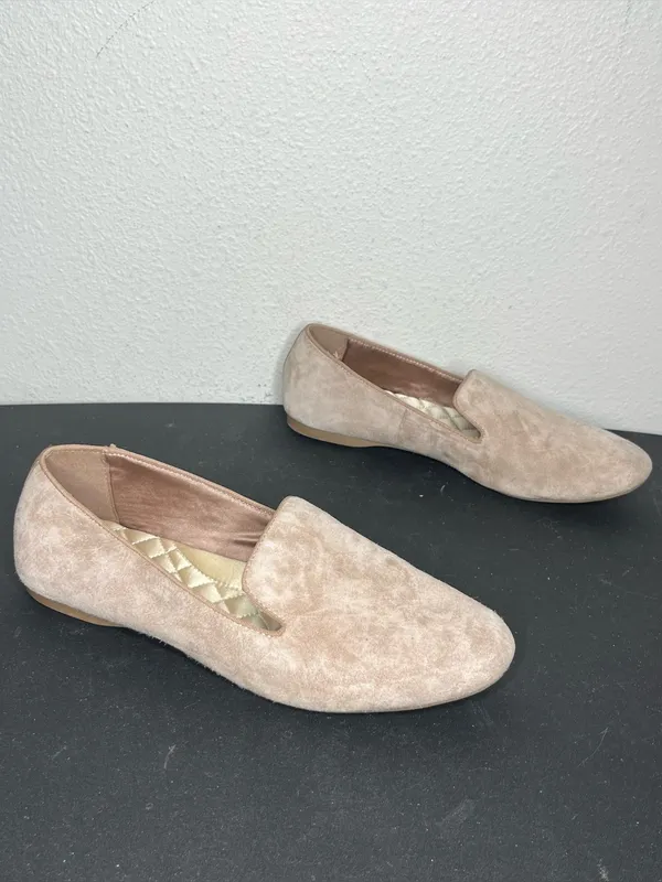 Birdies Tan Suede Starling Flat Loafer Size 9.5 Classic Preppy Office - Image 2