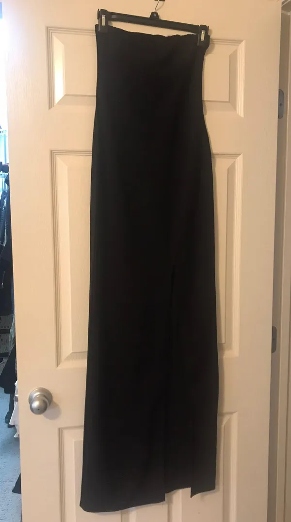 Nasty Gal Black Maxi Dress Size 4 - Image 2