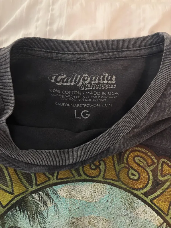 California Retrowear Gray Size L - Image 2