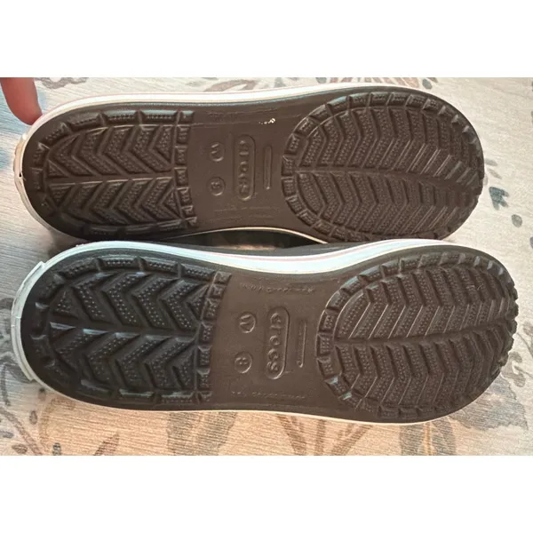Crocs Crocband Ballet Flats Espresso Brown Pink Women's Size 8 Slip On - Image 6