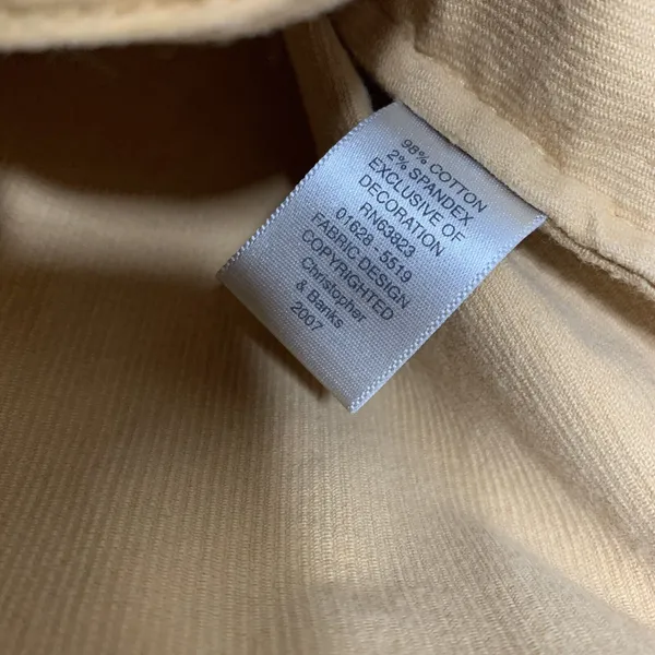 Country Grandma Size Large Yellow Embroidered Corduroy Shirt Autumn Harvest Fall - Image 8