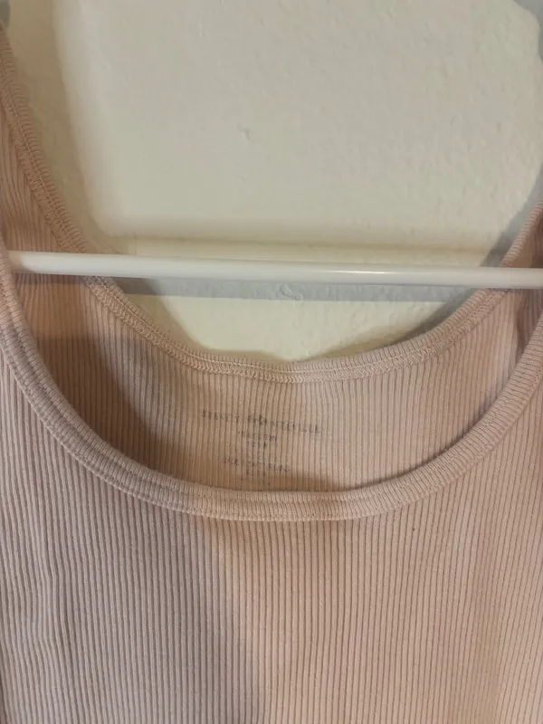 Pink Brandy Melville Tank Top Ribbed - Image 3
