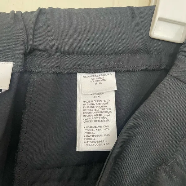 Terea NEW Black Pleated Trousers Dress Pants ~ 100% Lyocell ~ NWT Size L - Image 8
