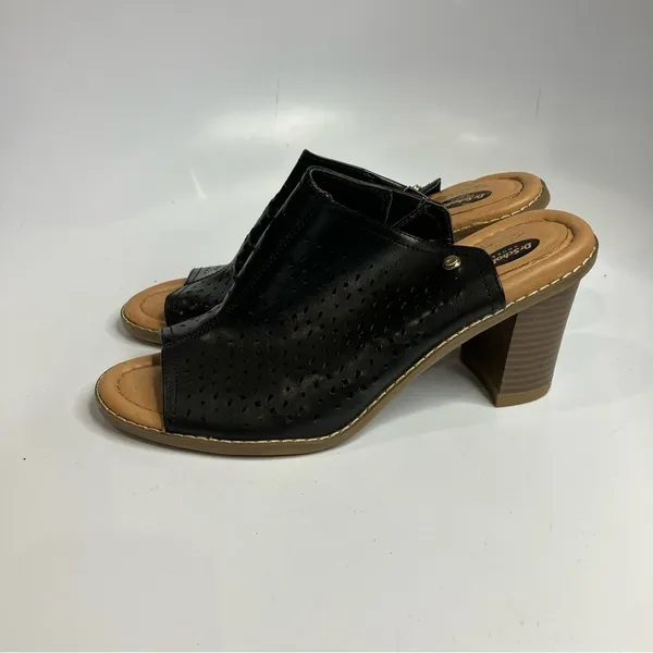 Dr. Scholl’s Promise True Comfort heeled mules faux leather black size 9‎ - Image 2