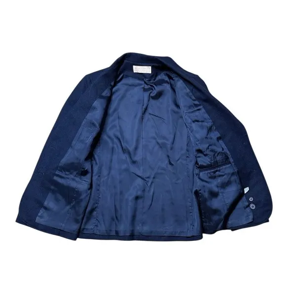 Vintage Pendleton Women’s Navy Blue Blazer Small - Image 3