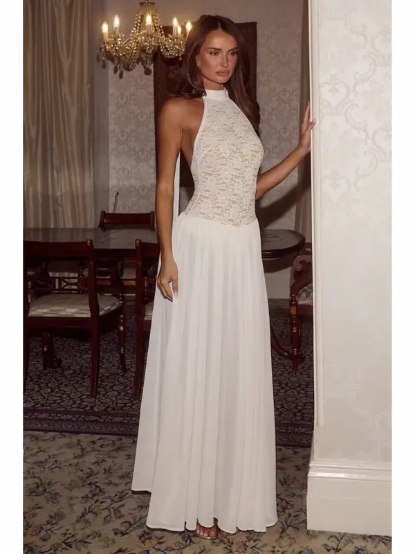 NWT Runaway the Label • judith maxi dress in cream sz XS - Image 3