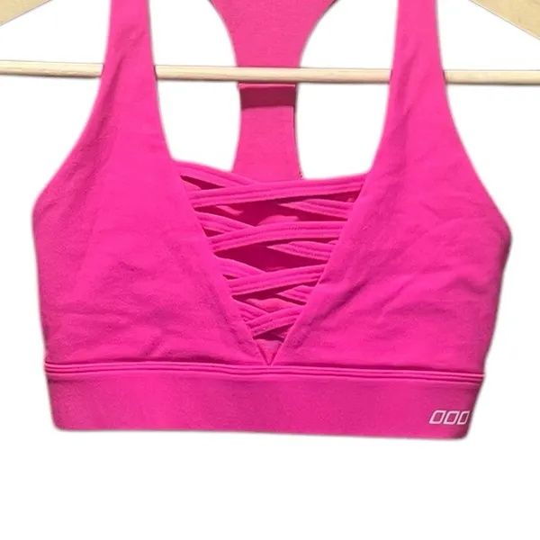 Lorna Jane Stand Out Max Support Bra Babin Pink Size Small‎ - Image 5