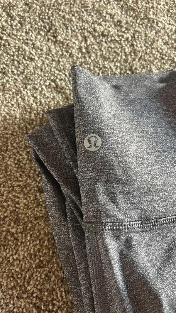 Grey Lululemon Leggings 4 - Image 3