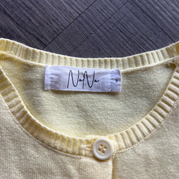 Yellow Knit Vest Top - Image 2