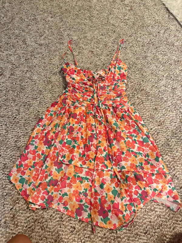 Barrett Mini Dress Multi Floral - Image 4