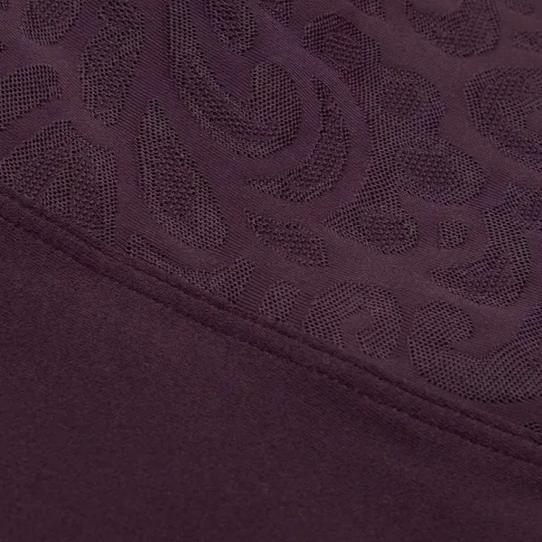 Lululemon NWT Align Lace Panel Tank Top Black Plum Size XL B/C Cup - Image 5