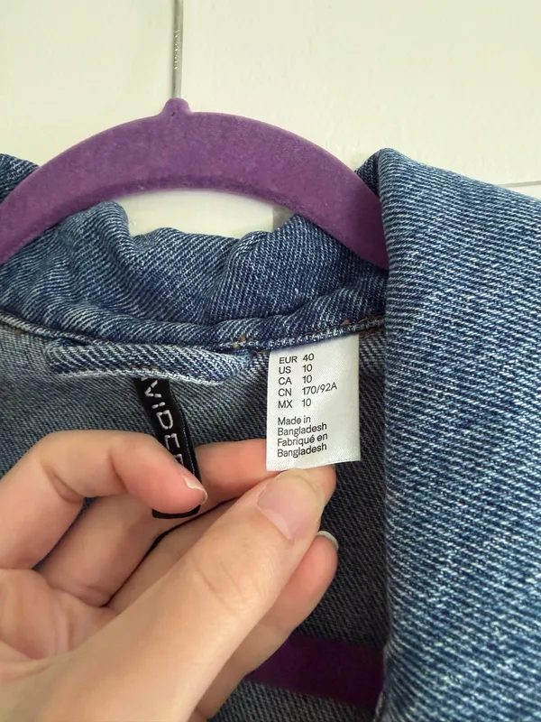 Oversized denim jacket  - Image 2