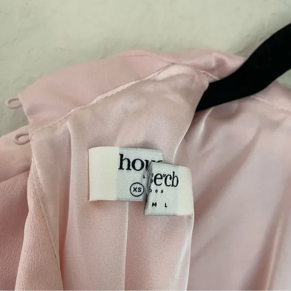 House of CB Giselle Blush pink Satin Bodysuit size‎ XS NWOT - Image 8
