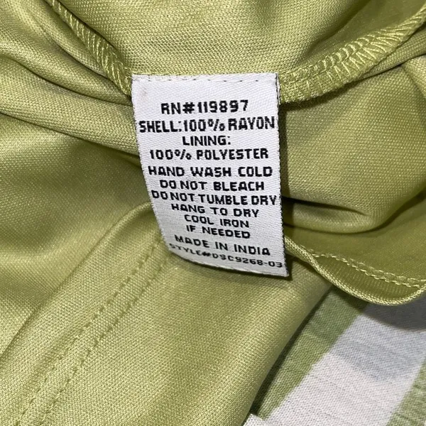 Collective Concepts‎ Womens Cami Midi Dress Lined Sleeveless Size Medium Green - Image 7
