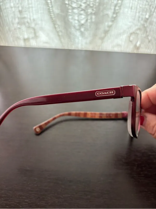 Coach Women's Satin Burgundy (Ashlyn HC 5039) 51mm Glasses - Image 4