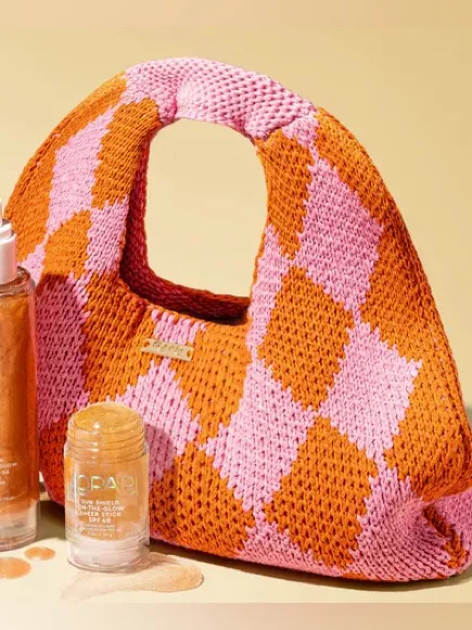 Kopari Limited Edition Diamond Knit Shoulder Bag - Image 9