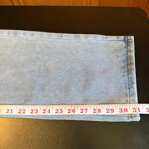 Womens XL Light Wash Denim Jeans High Rise Casual Everyday Sz 16 - Image 5