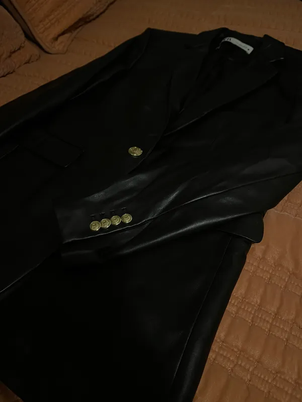 Leather Blazer - Image 5