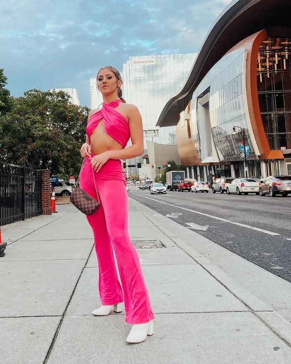 Pink Two-Piece Princess Polly Set - Image 2