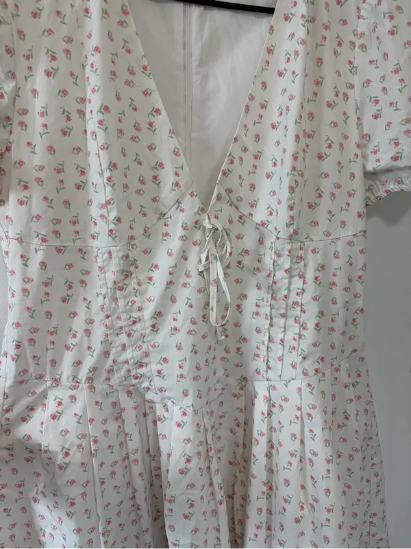 Peppermayo Floral Tie Front Dress- Size 14 - Image 5