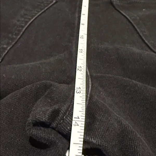 Madewell The Perfect Vintage Flare Jean in Sherborn Wash Black sz 33 - Image 8