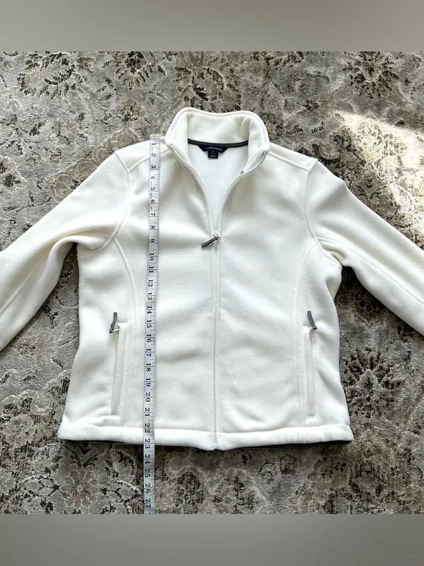 Nice LANDS END fleece jacket 🌷 - Image 5