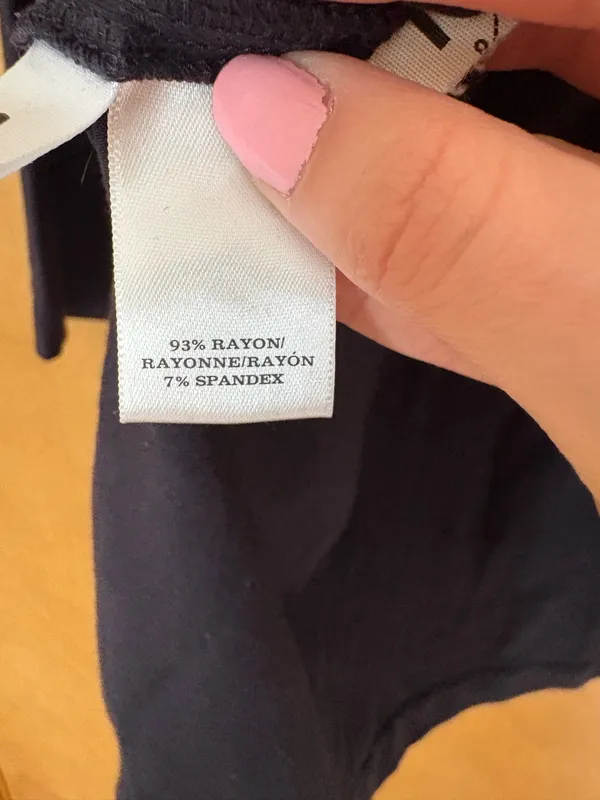 Ann Taylor Navy Beaded Shirt - Image 6