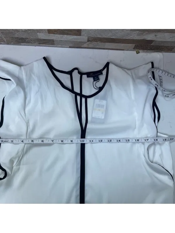 NWT Newport white blouse Sz M Tommy Hilfiger - Image 8