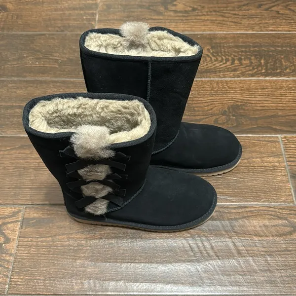 Koolaburra by UGG Women's VICTORIA TALL BLACK Size 7 - Image 3