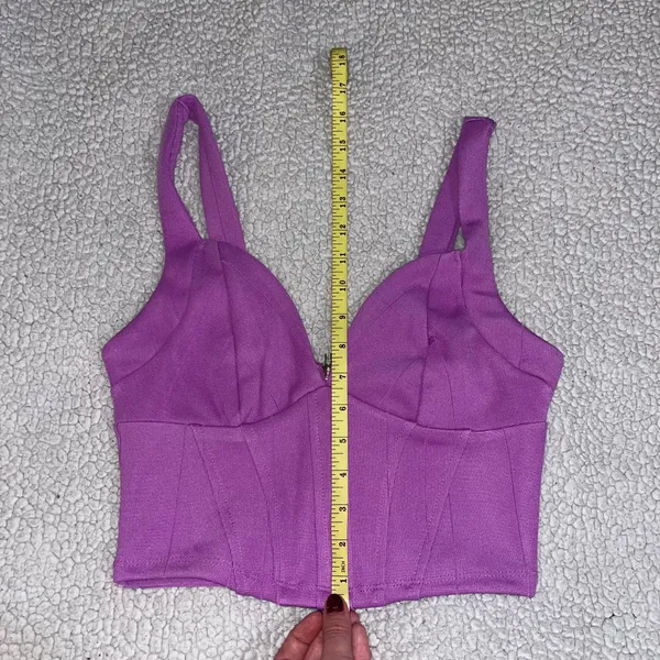 Crop Tank Purple Size M - Image 10