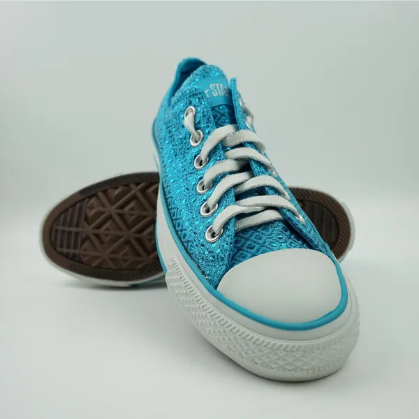 Converse Chuck Taylor Specialty Oxford Sneakers 519227F‎ Blue US 7 Comfort Shoes - Image 5
