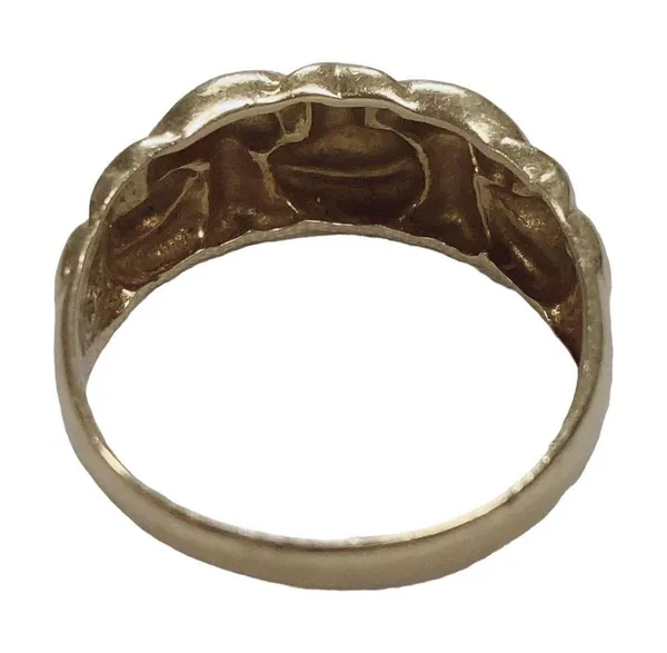 Atasay Kuyumculuk AK 14K Yellow Gold Smooth Byzantine Sz 10 Band State Ring - Image 7