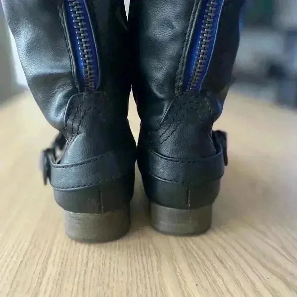 Route 66 Black Tall Boots 8W - Image 6