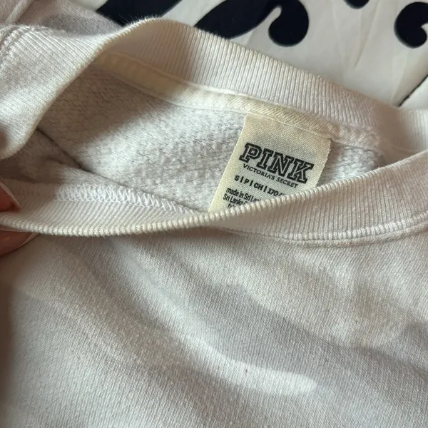 PINK White Camo Crewneck - Image 4