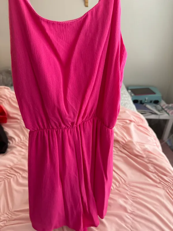 Altar'd State Hot Pink Romper - Image 3