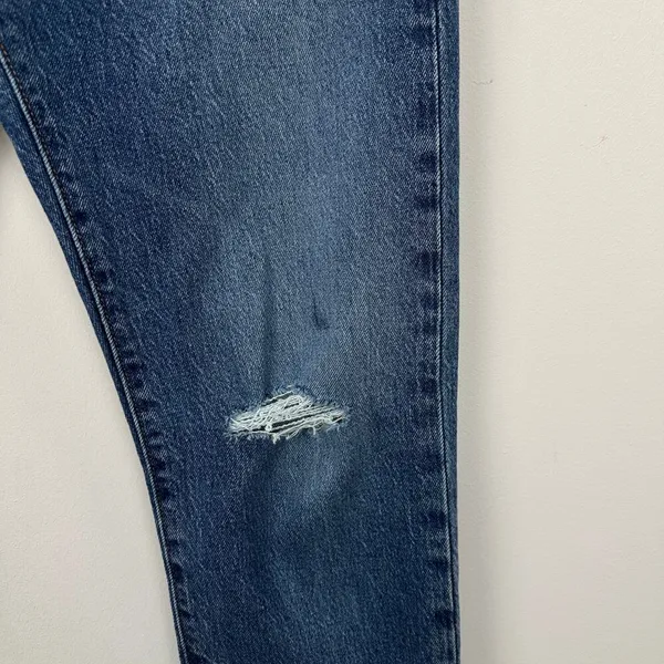 Levi's Premium 501 Original Cropped Womens Jeans High Rise Blue W 26 L 26 NWT - Image 16