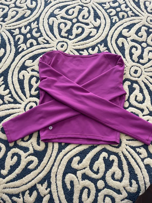 Purple Lululemon Long Sleeve - Image 2