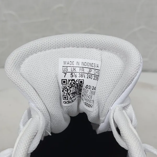 Adidas Breaknet Sleek Sneakers Womens 7 White Black 3 Stripes Athletic Shoes New - Image 10