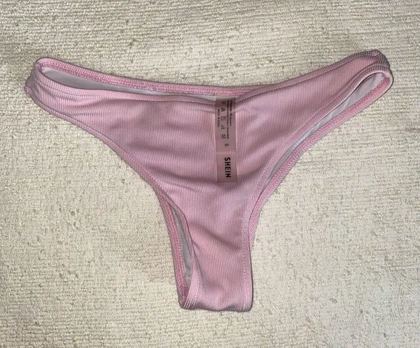 Ribbed Bikini Set Pink - Image 4