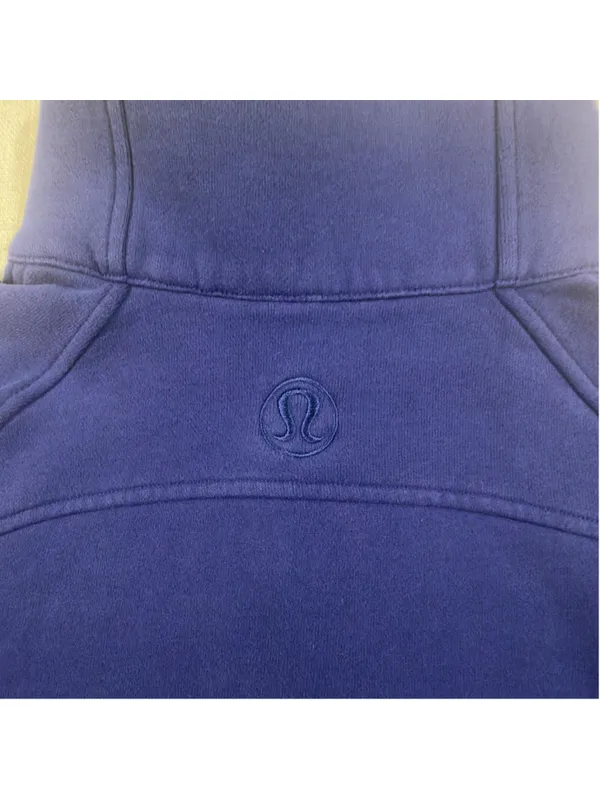 Lululemon Scuba Oversized Funnel Neck Half Zip Sweatshirt Charged Indigo XS/S - Image 8