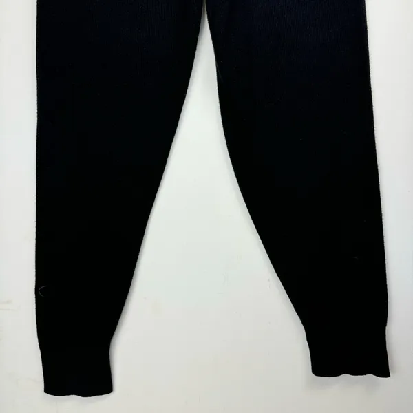 ZYIA Active Womens Black Soft n Warm Joggers Sz Large Ribbed Cozy Knit - Image 12