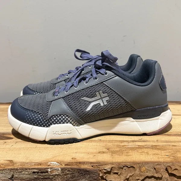 Kuru Quantum‎ 2 Orthotic Walking/Fitness Athletic Grey Sneakers 9.5 Wide A57 - Image 2