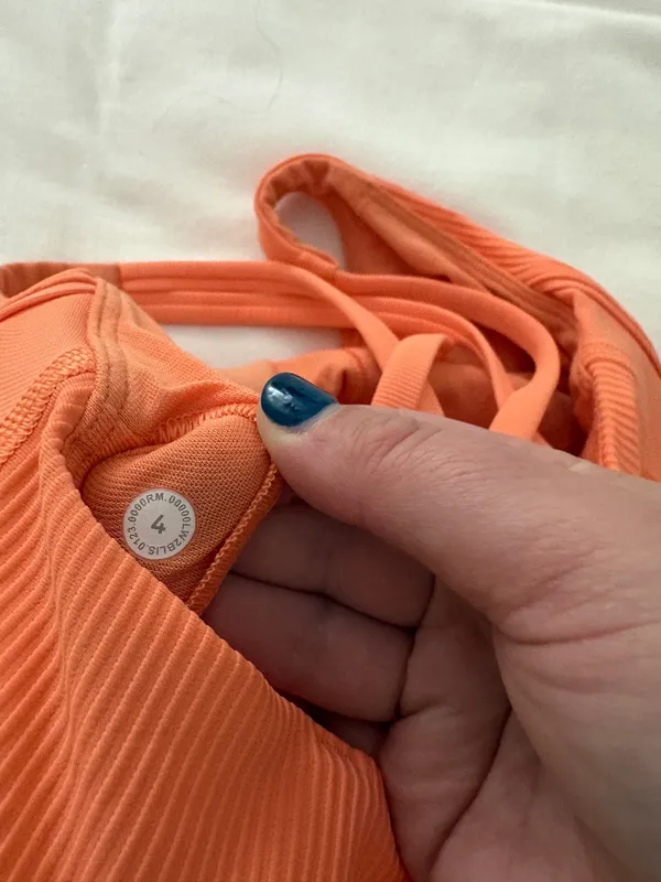 Lululemon Energy Longline Bra Ribbed *Luxtreme - Image 5